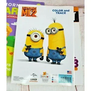 Morning starters | Other | 3 Workbook Despicable Me Color Trace ...